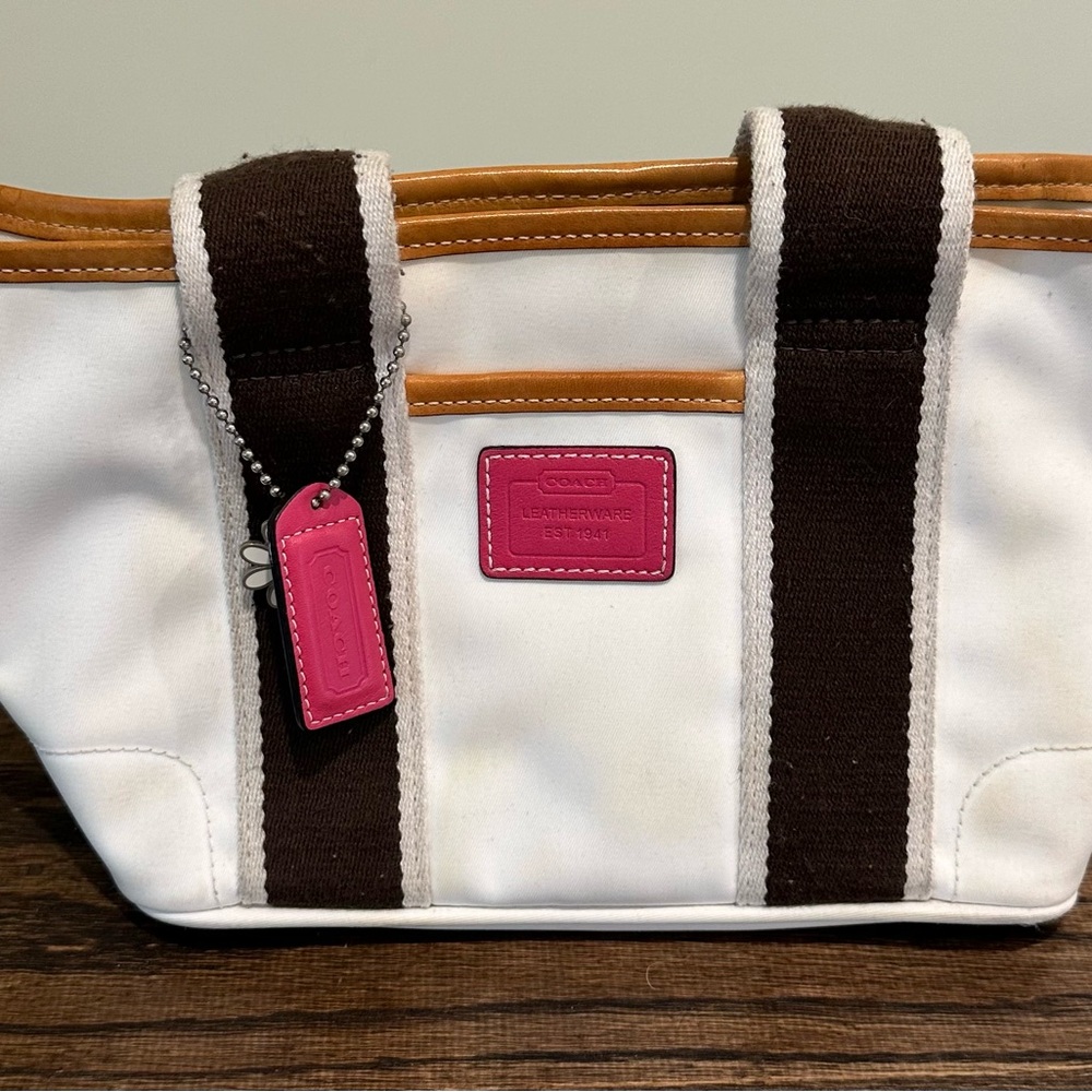 Matching Coach bag and hat!